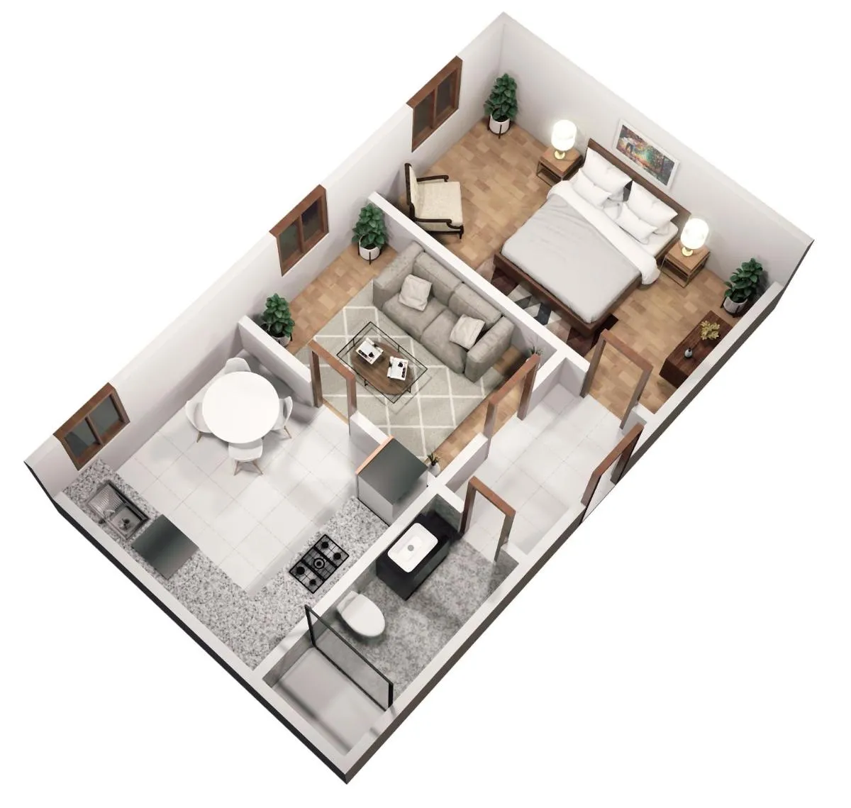 Image 6 of Cozy City Apartment – by Nahuen Suites